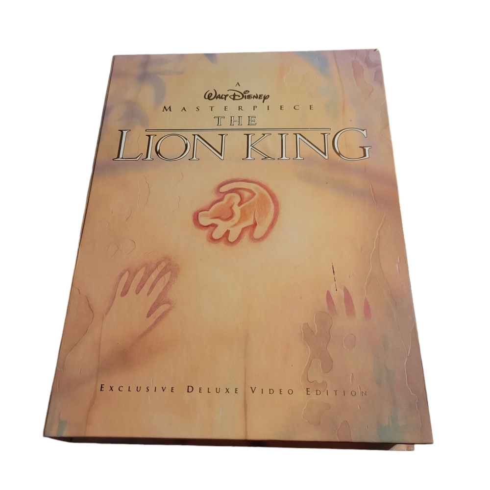 NIB The Lion King Walt Disney Masterpiece Exclusive Deluxe Video Edition